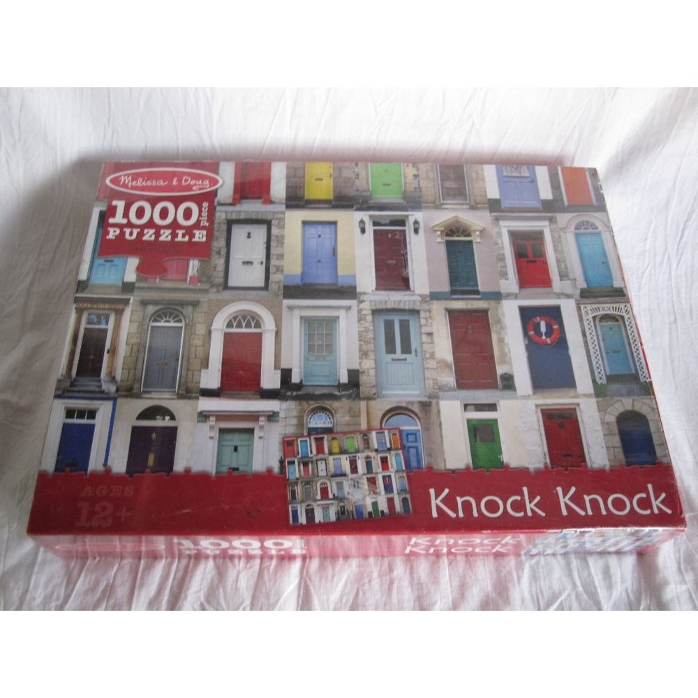 NEW 1000 piece Melissa & Doug Knock Knock Doors Jigsaw‎ Puzzle #9092